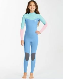 Discount 🔥 Billabong 👧 Girls' 3/2 Synergy Back Zip Full Wetsuit SURFSIDE 🧨 -Color of the season Shop abgw100106 billabongw ssd frt1 1
