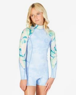 Buy 🎉 Billabong 👧 Girls' 1/1 Spring Fever Spring Suit WAVE WASH 🥰 -Color of the season Shop abgw400100 billabongw bnn6 frt1 1