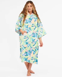 Coupon 😀 Billabong 👩 Women's Hooded Towel MARINE TROPIC 🎉