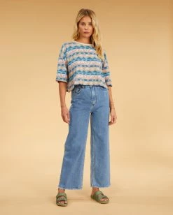 Outlet 🛒 Billabong Salty Blonde Chill Out 👖 Jeans SALTY BLUE ⌛ -Color of the season Shop abjdp00139 billabongw syl frt1 1