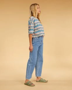 Outlet 🛒 Billabong Salty Blonde Chill Out 👖 Jeans SALTY BLUE ⌛ -Color of the season Shop abjdp00139 billabongw syl sd1 1