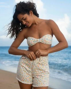 Flash Sale 🎁 Billabong How Bout That Denim Shorts SALT CRYSTAL 💯 -Color of the season Shop abjds00105 billabongl sor frt1 1