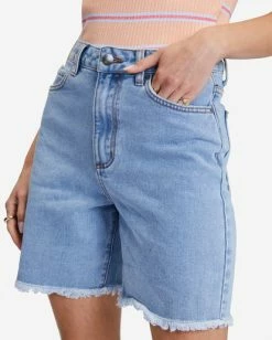 Cheap ❤️ Billabong Long Time Denim Shorts SWEET BLUE ⭐ -Color of the season Shop abjds00121 billabongw bka0 dtl1 1
