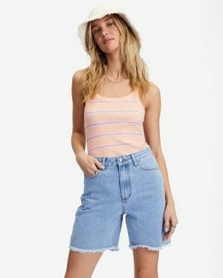 Cheap ❤️ Billabong Long Time Denim Shorts SWEET BLUE ⭐ -Color of the season Shop abjds00121 billabongw bka0 frt1 1