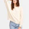 Best Sale 😀 Billabong Ideal Crewneck Sweatshirt ANTIQUE WHITE 🥰 -Color of the season Shop abjft00178 billabongw anw frt1