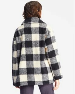 Cheap 🎁 Billabong Fairbanks Button-Up Teddy Bear Jacket NUDE MOOD 🥰 -Color of the season Shop abjft00187 billabongw bk1 bck1 1