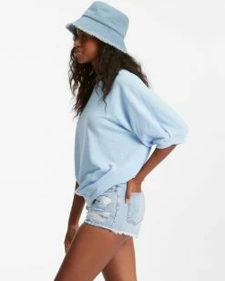 Cheap ✨ Billabong Lost Coast Pullover Sweatshirt LIGHT SUNSET GOLD ⌛ -Color of the season Shop abjft00256 billabongw bgb0 sd1 1