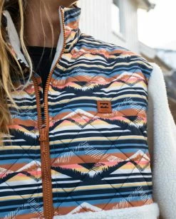 Promo 🤩 Billabong A/Div Hidden Trails Zip-Up Jacket WHITE CAP 😉 -Color of the season Shop abjft00294 billabongl wcp frt2 1