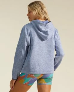 Best Sale 🔥 Billabong A/Div Highway Half-Zip Hoodie BLUE MOUNTAIN 🎉 -Color of the season Shop abjft00295 billabongw pmk0 bck1 1