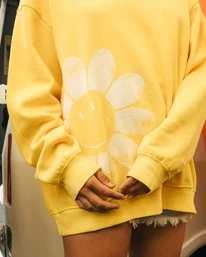 Best reviews of 🧨 Billabong X Smiley Ridin Happy Sweatshirt LADY LAVENDER 🥰