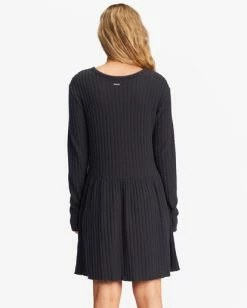 New 🤩 Billabong Always Lounging 👗 Dress OFF BLACK ❤️ -Color of the season Shop abjkd00109 billabongw ofb bck1 1