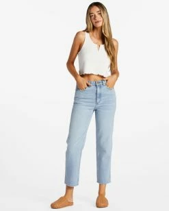 Outlet 😉 Billabong Notch Tank Ribbed Tank Top PINA COLADA ✔️ -Color of the season Shop abjkt00304 billabongw scs frt9 1