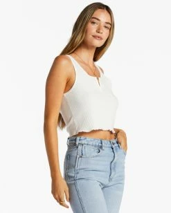 Outlet 😉 Billabong Notch Tank Ribbed Tank Top PINA COLADA ✔️ -Color of the season Shop abjkt00304 billabongw scs sd1 1