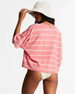 Best Sale ✨ Billabong Feeling Free Boxy T-Shirt PINA COLADA ✔️ -Color of the season Shop abjkt00340 billabongw mjp0 bck1 1