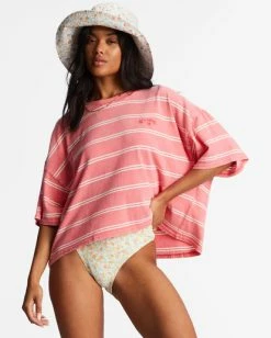 Best Sale ✨ Billabong Feeling Free Boxy T-Shirt PINA COLADA ✔️ -Color of the season Shop abjkt00340 billabongw mjp0 frt1 1