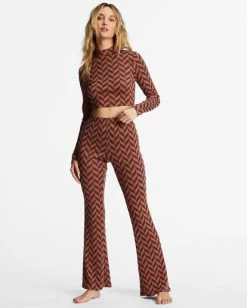 Best reviews of 😍 Billabong New Heights Long Sleeve Mock Neck Top BRICK 🎉 -Color of the season Shop abjkt00444 billabongw brk frt9 1