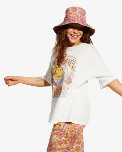 Best Sale 😉 Billabong X Smiley True Boy Oversized T-Shirt PEACH KISS ⌛ -Color of the season Shop abjkt00455 billabongw scs sd1 1