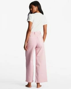 Best Sale 🤩 Billabong Free Fall High-Waist Pants ANTIQUE WHITE 🎉 -Color of the season Shop abjnp00126 billabongw mdd0 bck1 1