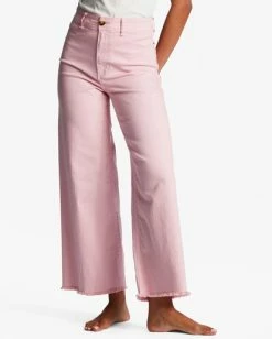 Best Sale 🤩 Billabong Free Fall High-Waist Pants ANTIQUE WHITE 🎉 -Color of the season Shop abjnp00126 billabongw mdd0 dtl1 1