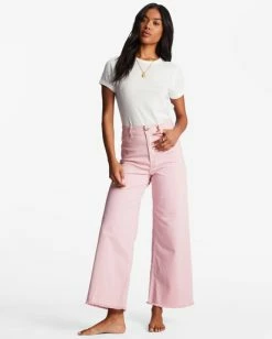 Best Sale 🤩 Billabong Free Fall High-Waist Pants ANTIQUE WHITE 🎉 -Color of the season Shop abjnp00126 billabongw mdd0 frt1 1
