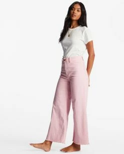Best Sale 🤩 Billabong Free Fall High-Waist Pants ANTIQUE WHITE 🎉 -Color of the season Shop abjnp00126 billabongw mdd0 sd1 1