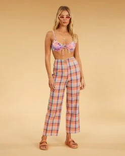 Hot Sale 🤩 Billabong Salty Blonde Break Point Pants MULTI 🥰 -Color of the season Shop abjnp00147 billabongw mul frt1 1