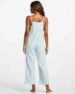 Cheap 🛒 Billabong Beach Cruiser Wide-Leg Overalls SUNSET GOLD ✔️ -Color of the season Shop abjnp00234 billabongw bfw0 bck1 1