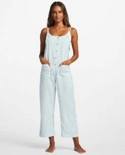 Cheap 🛒 Billabong Beach Cruiser Wide-Leg Overalls SUNSET GOLD ✔️ -Color of the season Shop abjnp00234 billabongw bfw0 frt1 1