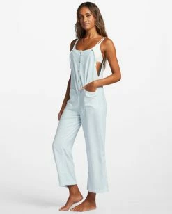 Cheap 🛒 Billabong Beach Cruiser Wide-Leg Overalls SUNSET GOLD ✔️ -Color of the season Shop abjnp00234 billabongw bfw0 sd1 1