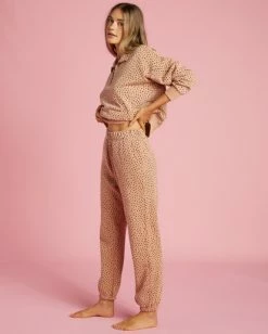 Best deal 🎁 Billabong Saturday High-Waisted Sweatpants TAN ⭐ -Color of the season Shop abjnp00295 billabongw ckl0 sd1 1