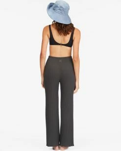 Outlet ✨ Billabong So Easy Elastic-Waist Knit Pants OFF BLACK 🛒 -Color of the season Shop abjnp00299 billabongw ofb bck1 1