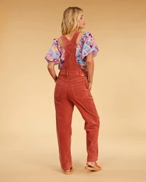 Brand new 😍 Billabong Salty Blonde One Of A Kind Overalls SIPPIN COCONUTS 🌟 6 Brand new 😍 Billabong Salty Blonde One Of A Kind Overalls SIPPIN COCONUTS 🌟 - Image 4