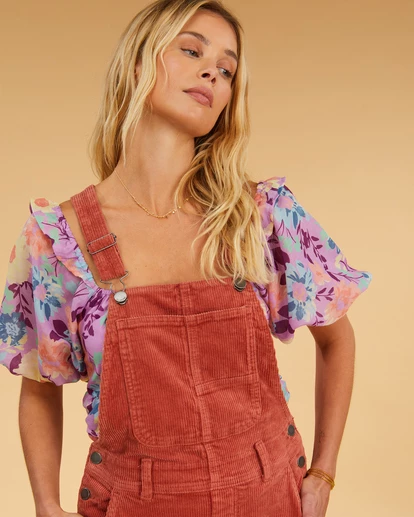 Brand new 😍 Billabong Salty Blonde One Of A Kind Overalls SIPPIN COCONUTS 🌟 12 Brand new 😍 Billabong Salty Blonde One Of A Kind Overalls SIPPIN COCONUTS 🌟 - Image 10
