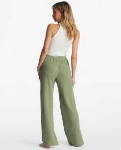 Cheapest ❤️ Billabong So Easy Cozy Lounge Pants LUV ARMY ⌛ -Color of the season Shop abjnp00354 billabongw gnr0 bck1 1