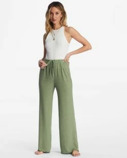 Cheapest ❤️ Billabong So Easy Cozy Lounge Pants LUV ARMY ⌛ -Color of the season Shop abjnp00354 billabongw gnr0 frt1 1