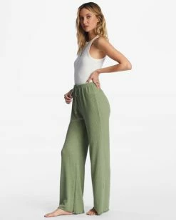 Cheapest ❤️ Billabong So Easy Cozy Lounge Pants LUV ARMY ⌛ -Color of the season Shop abjnp00354 billabongw gnr0 sd1 1