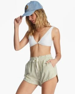 Deals 🥰 Billabong Road Trippin Elastic Waist Shorts SALT CRYSTAL 1 🔥 -Color of the season Shop abjns00100 billabongw avo sd1 1
