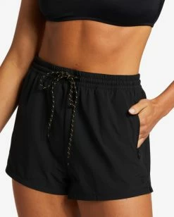 Brand new 💯 Billabong A/Div Relaxed Adventure Shorts BLACK 🎉 -Color of the season Shop abjns00193 billabongw blk dtl1 1