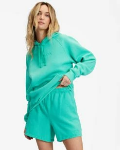 Deals 🔔 Billabong Surf Classic 5 High-Waist Sweatshorts PARADISE PINK 🔥 -Color of the season Shop abjns00200 billabongw gmc0 frt1 1