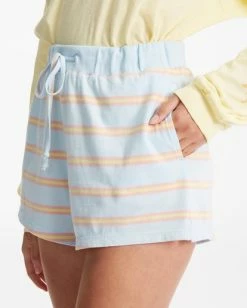 Coupon 😀 Billabong Feeling Free High-Waisted Knit Shorts PINA COLADA 😍 -Color of the season Shop abjns00218 billabongw bzp0 dtl1 1