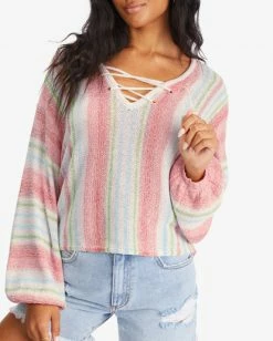 Buy 🧨 Billabong So Sweet Pullover Sweater SORBET 🧨 -Color of the season Shop abjsw00176 billabongw pjb0 dtl1 1