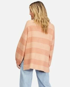 Discount 🤩 Billabong Sol Chasing Tunic Sweater GINGER ✔️ -Color of the season Shop abjsw00207 billabongw gin bck1 1