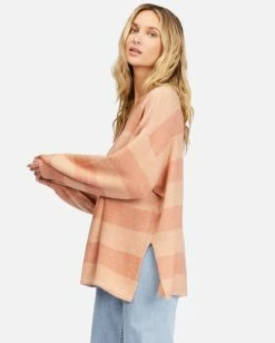 Discount 🤩 Billabong Sol Chasing Tunic Sweater GINGER ✔️ -Color of the season Shop abjsw00207 billabongw gin sd1 1