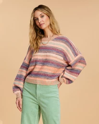 Best reviews of 👏 Billabong Salty Blonde Under The Influence Pullover Sweater LOVIN LILAC 😀