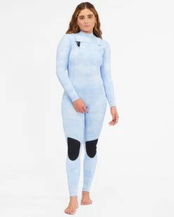 Best Sale 🔥 Billabong 3/2 Salty Dayz Chest Zip Full Wetsuit ANIMAL ⭐ -Color of the season Shop abjw100121 billabongw bnn6 frt1 1