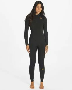 Outlet 💯 Billabong 4/3 Synergy Chest Zip Full Wetsuit MARINE 💯 -Color of the season Shop abjw100130 billabongw kyh6 frt1 1