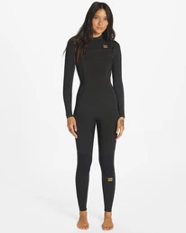Outlet 💯 Billabong 4/3 Synergy Chest Zip Full Wetsuit MARINE 💯