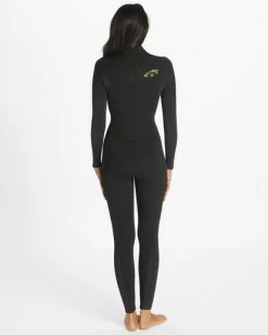 Discount ❤️ Billabong 5/4 Synergy Back Zip Full Wetsuit WILD BLACK 🎉 -Color of the season Shop abjw100134 billabongw kyh6 bck1 1