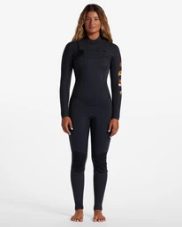 Best deal ⭐ Billabong 3/2 Salty Dayz Natural Chest Zip Wetsuit BLACK TIDE ✨