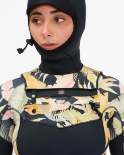 Promo 🥰 Billabong 4/3 Salty Dayz Hooded Full Wetsuit JUNGLE NIGHT 🌟 -Color of the season Shop abjw200103 billabongw kyg6 dtl1 1
